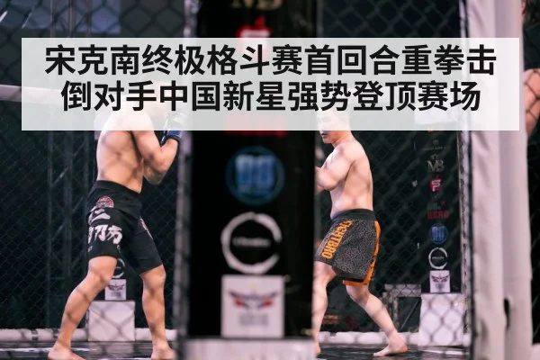Chinese MMA fighter in octagon